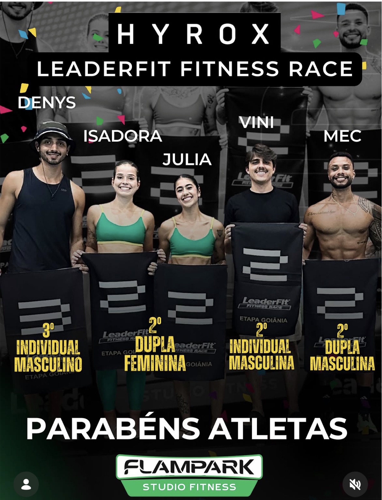 Atletas do Flampark Studio